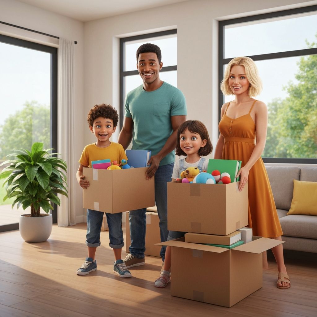 Umzug mit Kindern: So wird es stressfrei