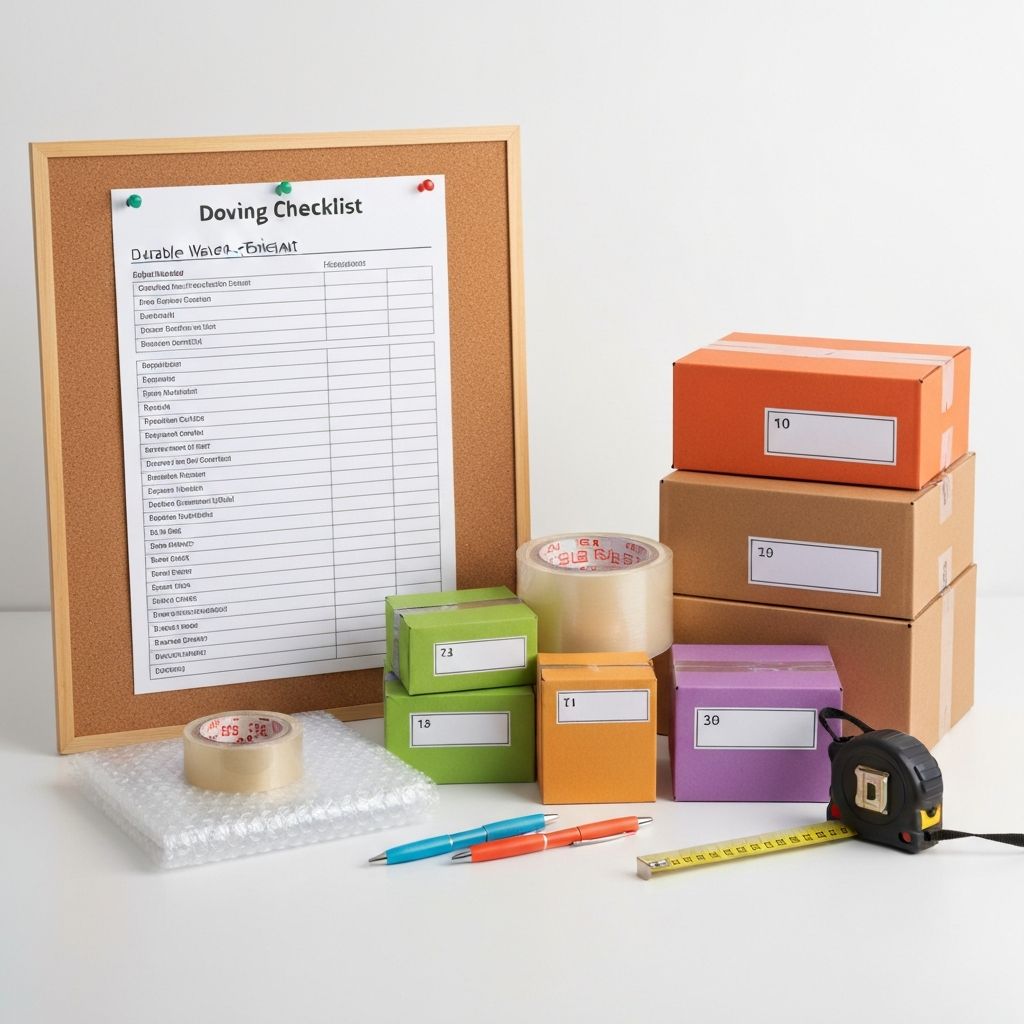 Die perfekte Umzugscheckliste
